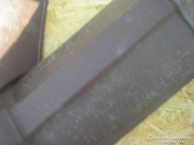 Antique Békéscsaba ii glazed reddish-brown roof tile + accessories manufactured for export