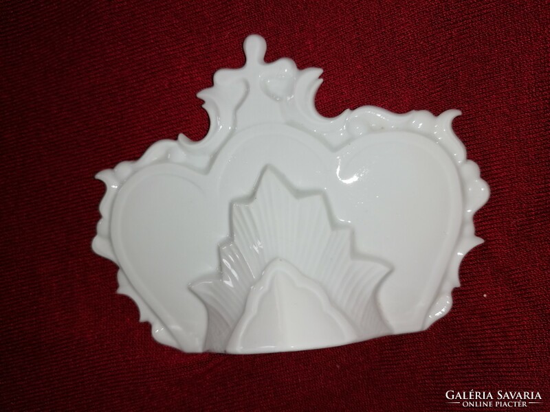 Rare Sitzendorfer porcelain manufactory branding plate