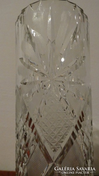 Lead crystal vase from the last century
