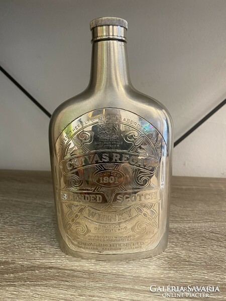 Chivas regal 350 g. Silver flat bottle-large size-
