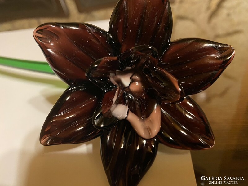 Murano glass flower