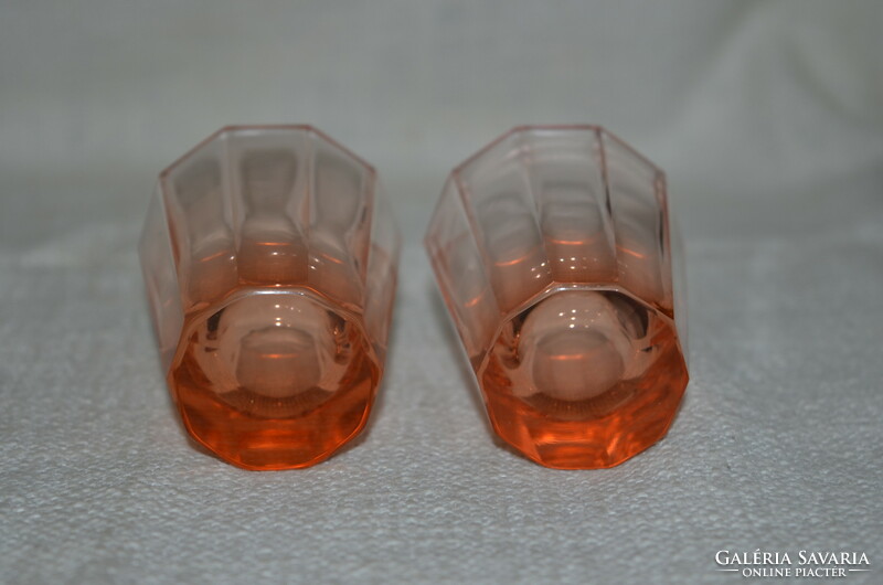 2 db lazac színű pohár  ( DBZ 0034 )