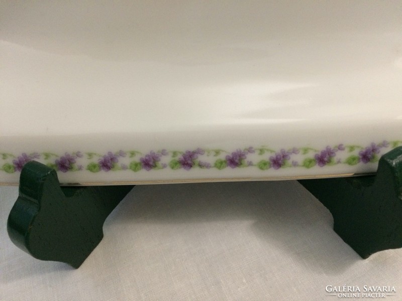 Antique violet patterned porcelain sideboard