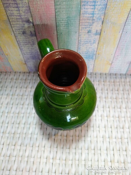 Folk ceramic wine jug