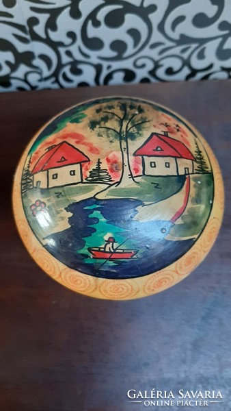 4662 - Russian hand-painted wooden box