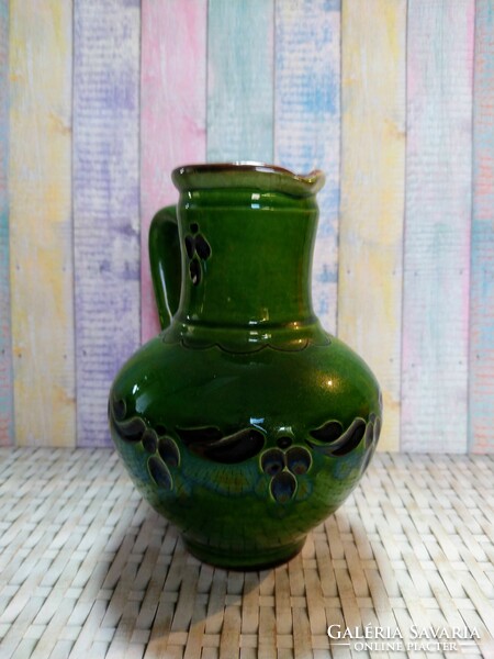 Folk ceramic wine jug