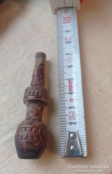 Old carved mouthpiece.