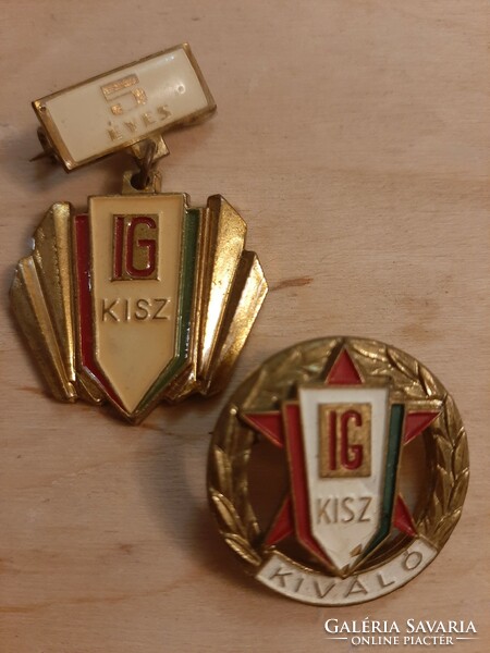 Small youth guard badge excellent and 5 years old 2 pieces in one