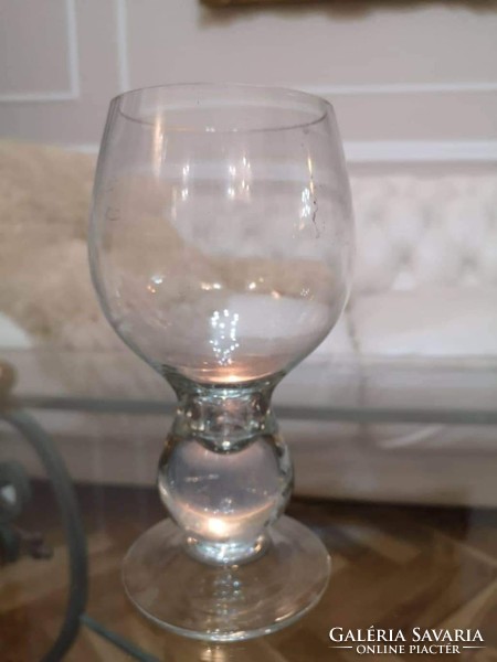 Giant crystal goblet 19 cm