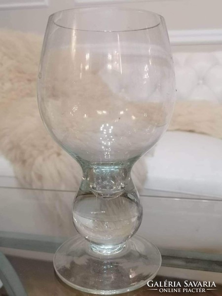 Giant crystal goblet 19 cm