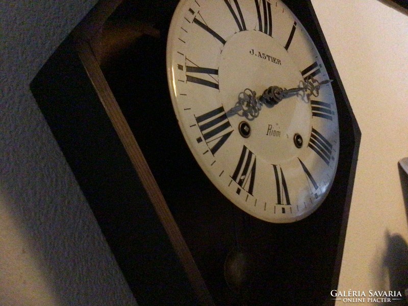 French Napoleon III wall clock