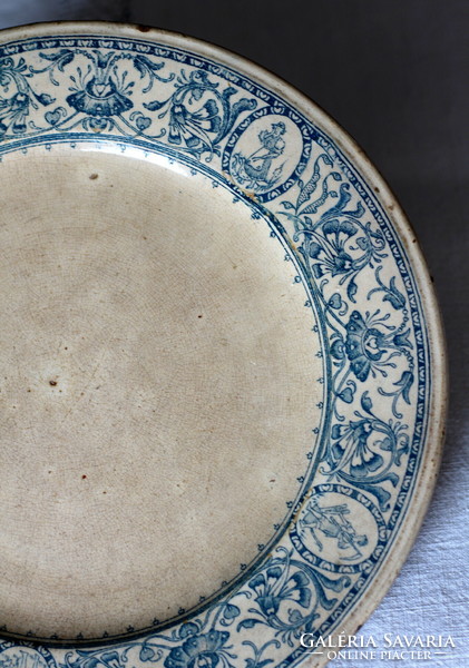 Gyönyörű, antik Zsolnay tányér