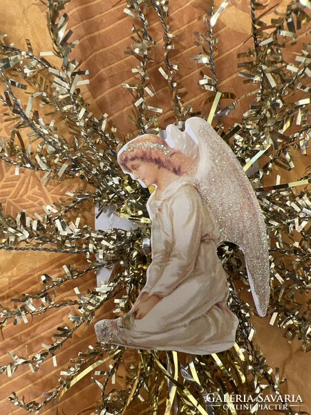 Nosztalgia angyalkás karácsonyfadísz