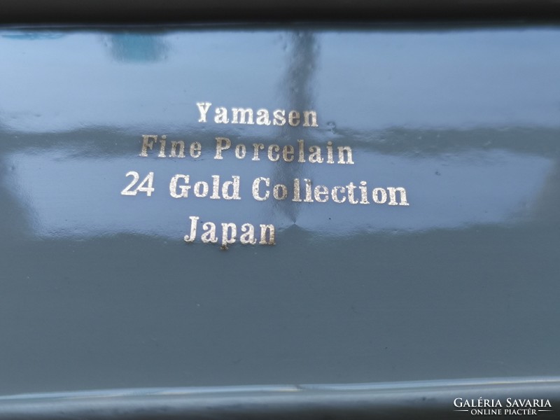 Yamasen porcelán tálca 24 Gold Collection, Japán