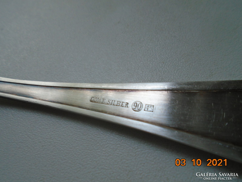 Silver-plated gowe/wellner silver fork with 90 and 45 markings, 3.75 g silver plated