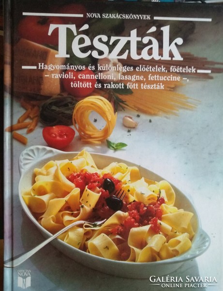 Nova cookbooks: pasta, negotiable!