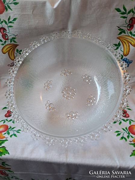 Large glass bowl or serving bowl