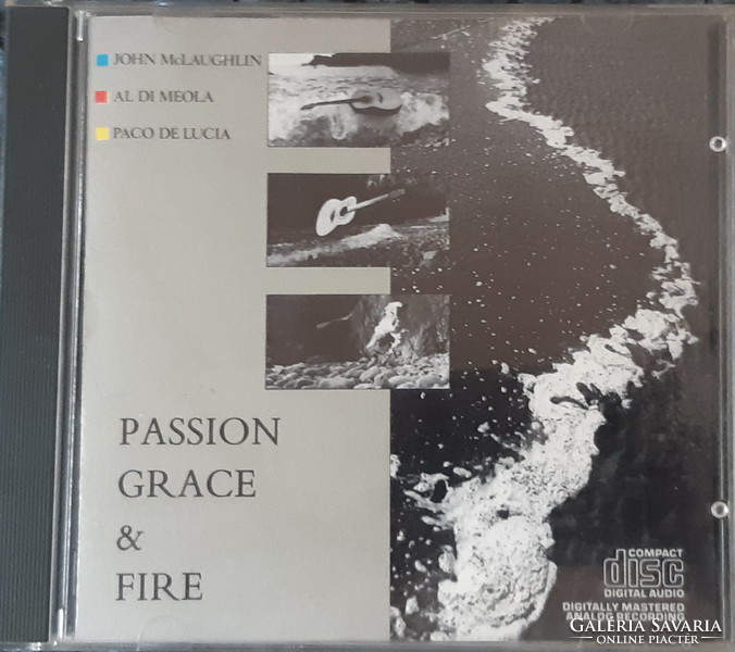 John McLughlin, Al di Meola, Paco de Lucia: Passion Grace & Fire Jazz CD