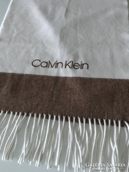 Calvin Klein gyapjúsál, 200 x 34 cm, Új!