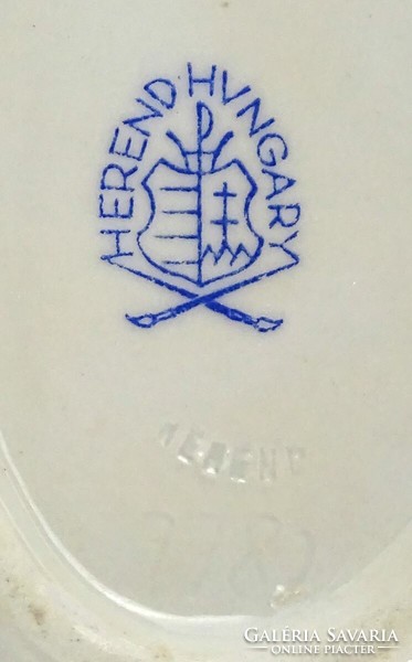 1L201 Viktória mintás Herendi porcelán hamutál tálka