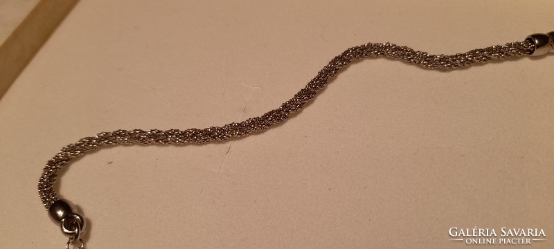 Beautiful twisted bracelet, bracelet 5.61g, length: 20 cm 925 silver jewelry