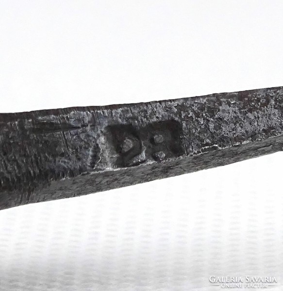 1L195 Antik jelzett kovácsoltvas Goldenberg véső 18 cm