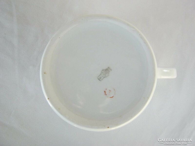Zsolnay porcelain large mug with red dots