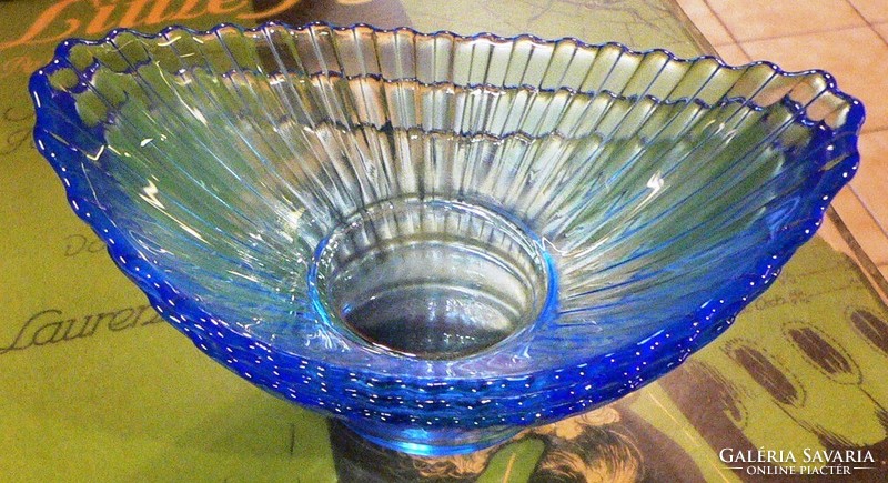 Blue glass bowls