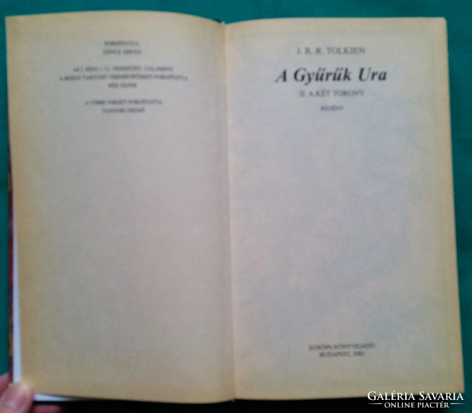 J. R. R. Tolkien: A Gyűrűk Ura II.   -  A két torony