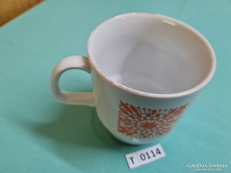Mug with Alföldi orange pattern
