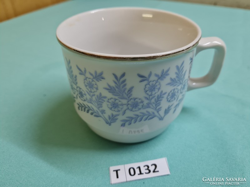 Zsolnay blue flower pattern mug