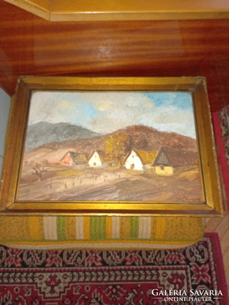 József Przudzik/pincesor 1926 signed oil painting