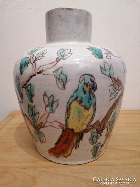 Rare h. Rahmer Mária ceramic lamp