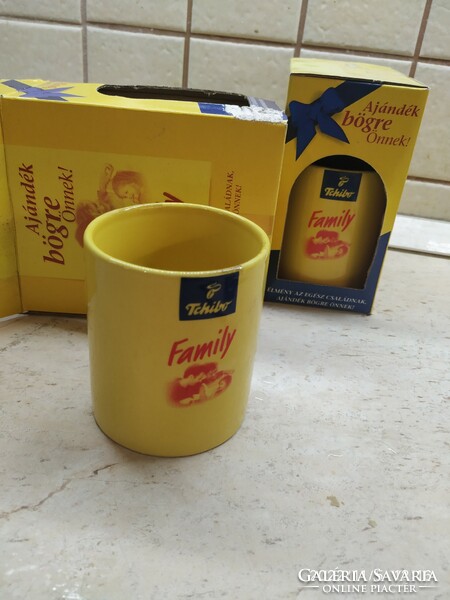 Ceramic mug, 2 glasses in a gift box for sale! Tchibo glass 2 pcs