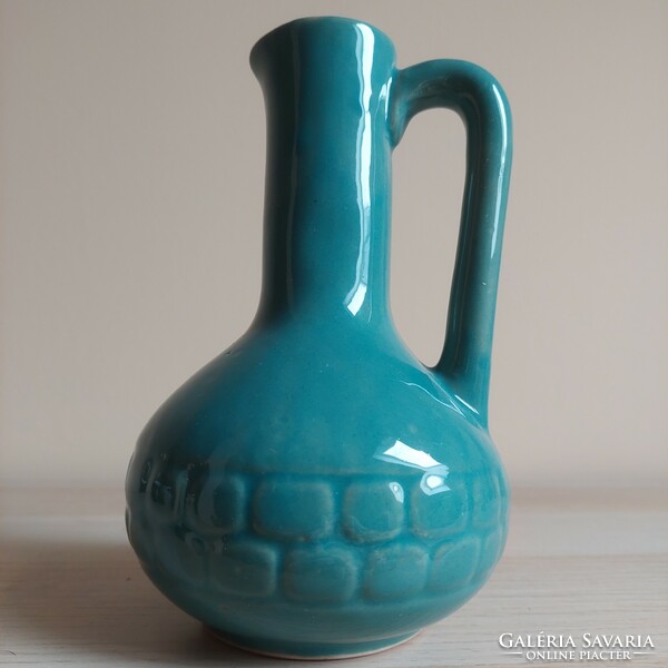 Magyarszombatfa ceramic vase with handles, drinkable