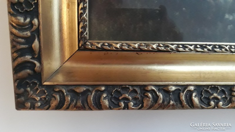 Picture frame with sheet size with gilding with a frame size of 50 x 69 cm