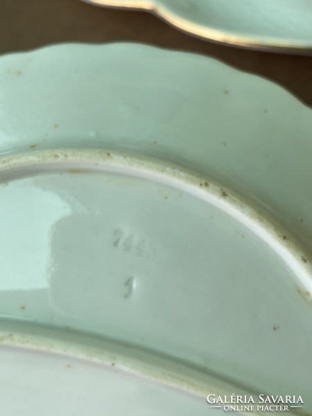 Porcelán csontos tányér