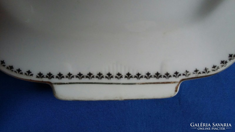 Old large oval porcelain bowl - with a mark unknown to me - protected