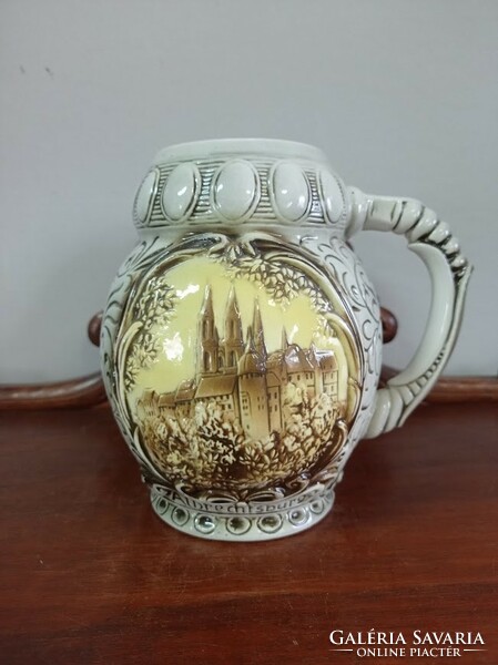 Large GDR German porcelain jug