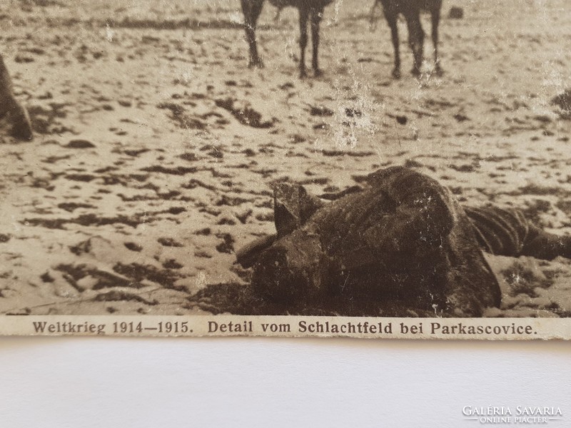 Régi képeslap Weltkrieg 1914 K.u.K bélyegzős levelezőlap