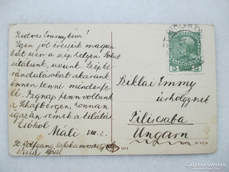Képes levelezőlap az Osztrák-Magyar Monarchiából, Tirolból, 1914-ből