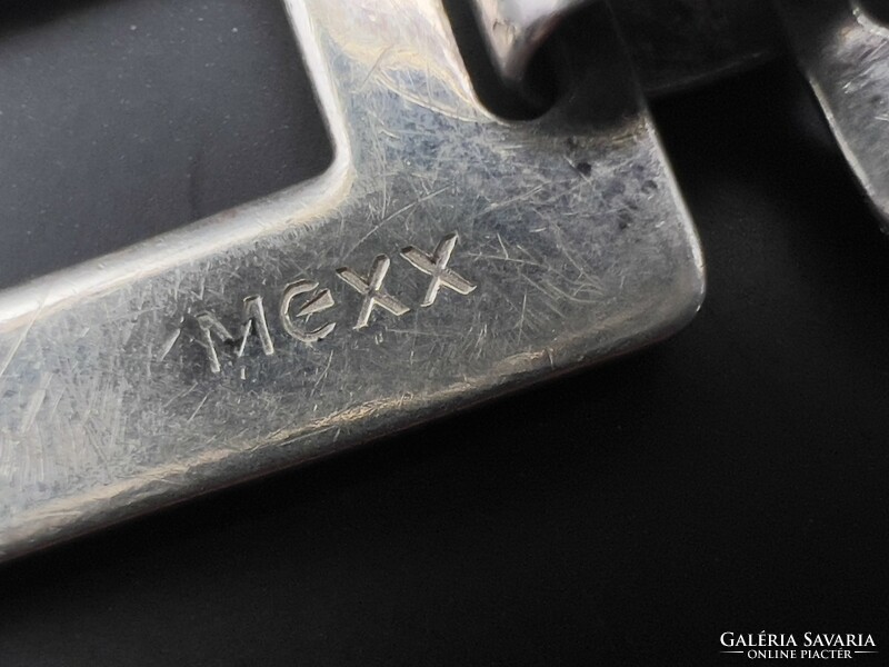 Mexx ezüst design karkötő - unisex