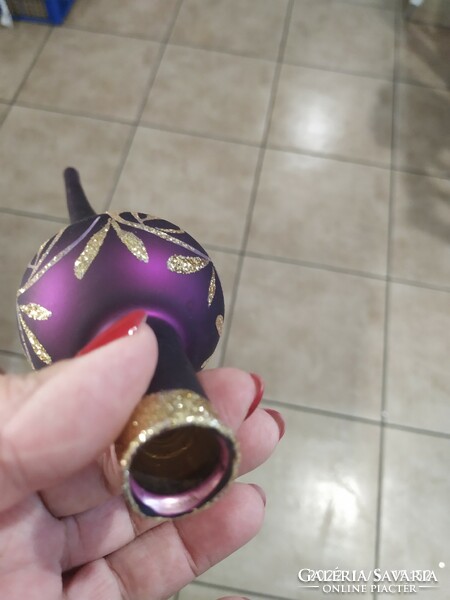 Christmas tree decoration for sale! Christmas tree top decoration for sale! Purple color with silver pattern