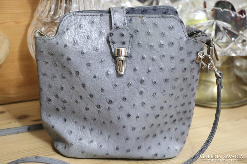 Ostrich leather bag