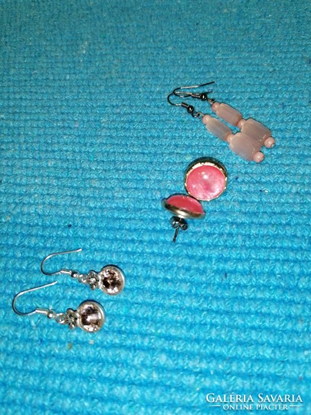 3 pcs pink earrings (496)