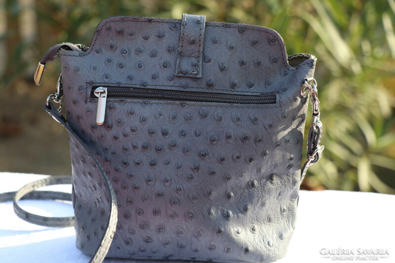 Ostrich leather bag