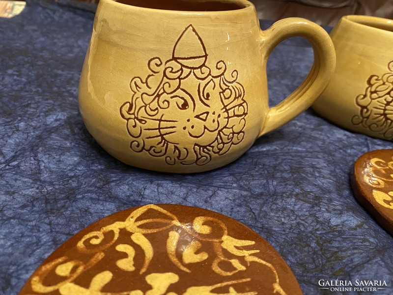 Unique ceramic cups