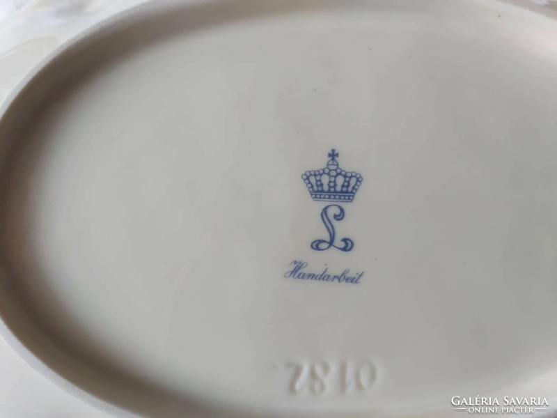 Oscar Schlegelmilch porcelán desszertes tál