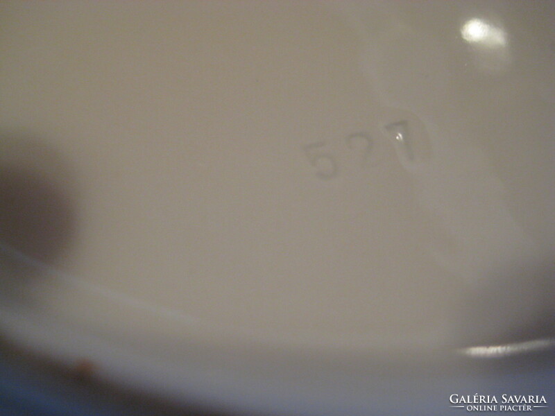 Herendi, white bowl, 27.8 cm in diameter, marked 527, never used