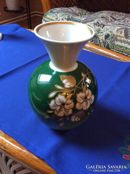 Handmade German porcelain vase